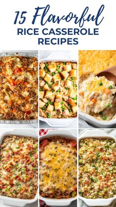 Image for 15 Flavorful Rice Casserole Recipes Most Popular Casseroles, Rice Based Casseroles, Rice Casseroles For Dinner, Asian Casserole Recipes, Casserole Recipes With Rice, Easy Rice Casserole Recipes, Rice Casserole Recipes For Dinner, Cooked Rice Recipes Leftover, Recipes With Leftover Rice