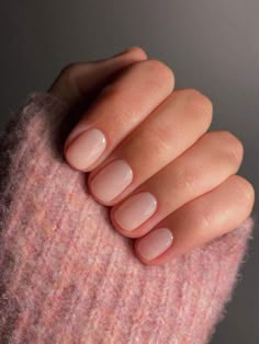 Natural Nails Manicure, Gel French Manicure, Nude Nail Designs, Smink Inspiration, Luxury Nails