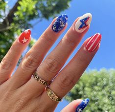 Taylor Nails, Watching Fireworks, Festive Nails, Patriotic Nails