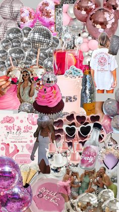 Last Disco 🪩 Themed Hens party 🎉 Disco Hens Party, Hens Party Ideas, Last Disco, Hens Party, Hen, Party Ideas, Pink, Silver