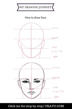 how to draw the face for beginners with step by step instructions and video guide