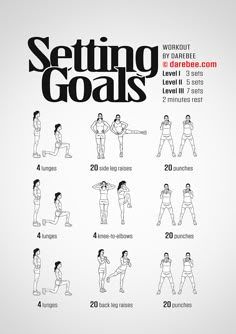 the poster shows how to do squats