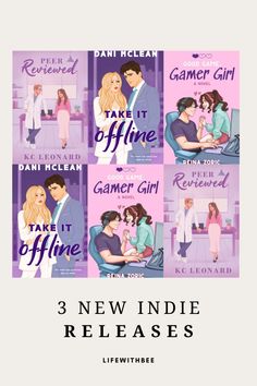 4 October 2024 - Check out these recent indie releases. If you like workplace romance, STEM romance, or Gamer romance, this one is for you! #indiebooks #romancebooks Workplace Romance, 4 October, Indie Books, Romance Authors, Review Games, Gamer Girl, Best Games, Romance Books