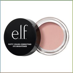 Give your under eyes a pick-me-up with e.l.f. Cosmetics’ Putty Color-Correcting Eye Brightener. This medium-coverage, under-eye brightening color-corrector contains illuminating pearls to help brighten eyes and color-correcting peach hues for hydrated, smooth, and lit-up skin. Plus, the formula is infused with squalane and hyaluronic acid. Pair with your concealer to get the ultimate bright-eyed and refreshed look. Why you’ll love it: • Features color-correcting peach hues to reduce the appearan Affordable Eyeshadow Palettes, Drugstore Eyeshadow, Makeup Removal Tips, Bronze Makeup Look, Bold Makeup Looks, Concealer For Dark Circles, Color Correcting