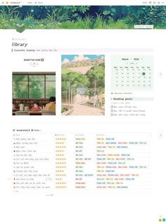 an image of a website page with the theme library on it's desktop screen