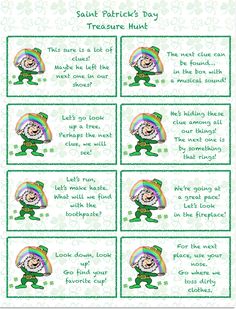 st patrick's day printables for kids