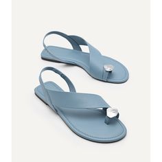 Women flat blue color back elastic comfortable Ankle design flats sandals shoes other colors are available https://m.alibaba.com/product/10000007375895/Women-flat-blue-color-back-elastic.html?__sceneInfo={"cacheTime":"1800000","type":"appDetailShare"} Sandals For Ladies Flat, Blue Flat Sandals, Ladies Leather Shoes, Comfortable Leather Sandals, Female Sandals, Futuristic Shoes, Beautiful Sandals, Chanel Sandals, Mooncake