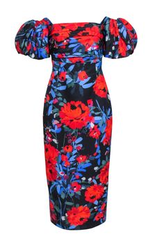 Floral Formal Dress, Lela Rose Dress, Floral Dress Formal, Red Clutch, Bright Winter, Vacation Vibes, Lela Rose, Rose Dress, Modern Lifestyle