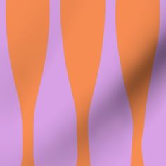 an orange and purple background with wavy lines