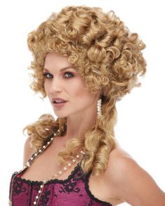 Marie Antoinette | Costume Wig by Characters - Best Wig Outlet Marie Antoinette Wig, Marie Antoinette Costume, Vivica Fox Wigs, Wig Outlet, Hair Tuck, Best Wig Outlet, Halloween Wigs, Long Curls, Wig Caps