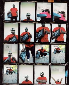 Contact Sheet, Hip Hop Artwork, Mf Doom, Hip Hop Art, Rap Aesthetic, Mötley Crüe, Hip Hop Culture, Photo Story, Room Posters