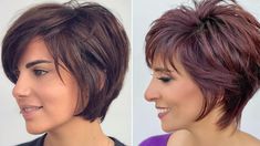 37 Short Straight Hair Ideas for a Stylish Look Short Haircuts For Straight Hair, Straight Hair Ideas, Short Straight Hairstyles, Haircuts For Straight Hair, Hair Styles Straight, Straight Short Hair, Shiny Black Hair, Edgy Short Haircuts, Hairstyle Names