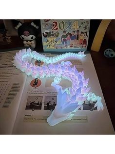 Bedroom Desk Decor, Bureau Decor, Dragon Decor, Crystal Dragon, Dragon Figurines, Aquarium Decor, Anime Figurines, Desk Toys, Sewing Party