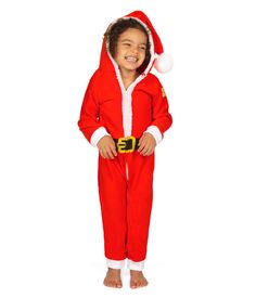 Santa's got a new helper! This adorable Toddler Girl's Santa Jumpsuit with Fur will keep your little girl warm and cozy as she helps deliver presents to all the good kids on Christmas Eve. The jumpsuit has a hood that looks like a Santa hat and a white fur trim to really make this the perfect santa jumpsuit! Available in kids and adult sizing to match! Kids Santa Costume, Toddler Girl Christmas Outfits, Good Kids, Tipsy Elves, Girls Christmas Outfits, White Fur, Christmas Girl, Santa Hat, Fur Trim