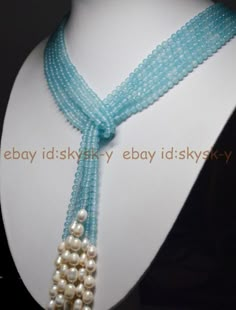 Size : 4mm. Most issues can be resolved with simple communication. Colors may appear different on each computer monitor. Condition: New, No Box. | eBay! Affordable Multi-strand Pearl Beaded Necklaces, Cheap Blue Beaded Necklace With Large Beads, Luxury Evening Beaded Necklaces With Faceted Beads, Luxury Elegant Single Strand Beaded Necklaces, Luxury Long Single Strand Beaded Necklace, Cheap Necklace With Large Blue Beads, Pearl Necklace With Sapphire, Pearl Lariat Necklace, Dainty Diamond Necklace