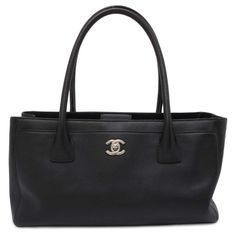 Used Chanel Tote Bag Coco Mark Executive Line A67282 Chanel Handbag Black (Sku: Gzl147uk) === General === Brand : Chanel Model : A67282 === Design === Type : Handbag, Tote Bag Material : Leather Color : Black Hardware Color : Silver Closure : Open Gender : Women === Size === Size (Hxwxd) : 17cm X 31cm X 13.5cm / 6.69'' X 12.2'' X 5.31'' Weight : 770g / 1.69lb. === Inventory === Serial Number : 16569*** === Included Items === Accessories : Dust Bag, Pouch Accessories Notice : Before Purchasing, P Chanel Handbags Black, Chanel Tote Bag, Black Leather Tote Bag, Burberry Shoes, Chanel Model, Balenciaga Bag, Celine Bags, Perfume Brands, Tote Bag Leather