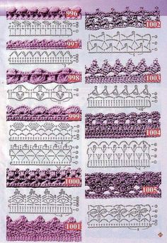 the instructions for crochet lace