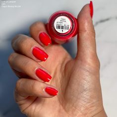 El Mat Adoring You Opi, Cajun Shrimp Dip Powder Nails, Cajun Shrimp Red Nails, Bright Red Opi Gel Polish, Opi On Collins Ave, Red Nails Colors Shades, Opi Dip Red Colors, Cajun Shrimp Opi Dip, Red Nails Gel Polish