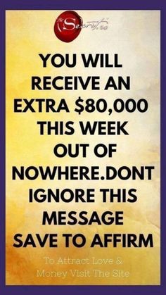 a poster with the words you will receive an extra $ 80, 000 this week out of nowhere