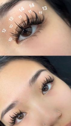 Lashes Extensions Ideas, Manga Lashes Extensions Map, Eyelash Extensions For Almond Eyes, Lash Extensions Asian Eyes, Asian Lash Extensions, Asian Eyelash Extensions, Manhwa Lashes, Lash Extensions Map, Hybrid Wispy Lash Extensions