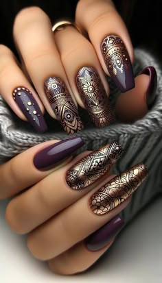 Trends Nails, Inspiration Nails, Boho Nails, Unghie Nail Art, New Years Eve Nails, Aesthetic Nails, Short Almond, Nails Aesthetic, Nails Blue