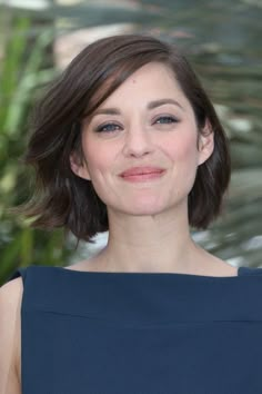 French Girl Hair, Wavy Bob, Marion Cotillard, Penteado Cabelo Curto, Short Bob Hairstyles, Hair Today, Great Hair, Bob Hairstyle, Bobs Haircuts