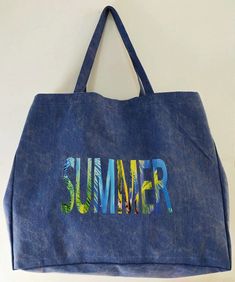 Summer Beach Bag - Navy - 19 Inch x 15 Inch - Women Swim Pool Bag Large Tote BBCrafts.com Cheap Navy Bags For The Beach, Navy Tote Bag, Tulle Crafts, Canvas Beach Tote, Fabric Rolls, Fuzzy Fabric, Summer Beach Bag, Pool Bag, Leather Tote Bag Women