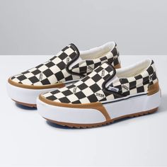 Please Let Me Know If You Or Anyone You Know Is Selling These In A Women’s Size 7! Vans Checkerboard, Vans Shoes, Womens Shoes Sneakers, Let Me Know, Black And Brown, Shoes Sneakers, Let Me, Slip On, Size 7