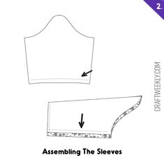 the sewing pattern shows how to sew an apron