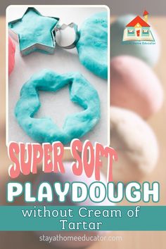 Unlock the joy of creative play with our Super Soft Play Dough Recipe, which cleverly skips the cream of tartar! Perfect for kids and adults alike, this easy homemade dough is a soft, pliable sensory experience that sparks imagination. Discover all the step-by-step instructions and tips to make your own vibrant play dough at home—your little artists will love it! Soft Play Dough Recipe, Cornstarch Playdough, Super Soft Playdough Recipe, Soft Playdough Recipe, Soft Play Dough, Play Dough Recipe, Library Resources, Cookie Craft