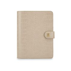 the beige crocodile skin passport case