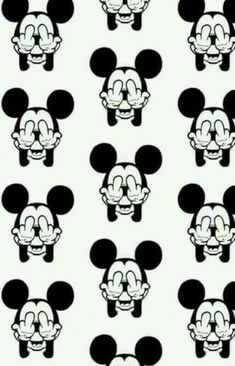 an image of mickey mouse faces on the back of a cell phone with text that reads,