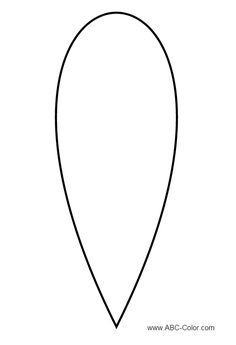 the shape of an object is shown in black and white, with a line drawn across it