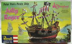 a box with a pirate ship on it