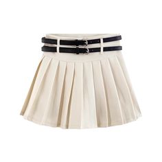 Mini pleated skirt with a thick waistband, two sets of belt loops and concealed side zipper. Two skinny belts included. Lined with safety shorts. S: 24.5" waist, 15.5" lengthM: 26" waist, 15.5" lengthL: 27.5" waist, 16" lengthXL: 29" waist, 16" length Safety Shorts, Mini Pleated Skirt, Camouflage Hoodie, Bear Hoodie, Maxi Dress Party, Overall Dress, Pleated Mini Skirt, Sweater Blouse, Floral Midi Dress