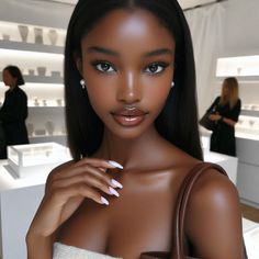 ㅤㅤㅤ ai girlㅤ♡ Feed Ins, Pretty Dark Skin, African American Beauty, Black Woman Artwork, Woman Artwork, Black Arts, Steamy Romance, Black Femininity, Female Character Inspiration