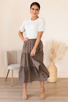 Secret Locket Tiered Skirt