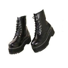 Bobbies Shoes, Shoes Png, Dr Shoes, Pu Boots, Black Platform Shoes, Boots Platform