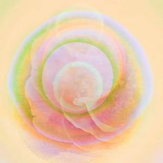 an abstract image of a flower in pastel colors