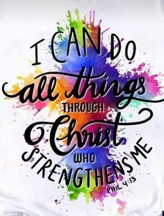 i can do all things through christ who strengthen me t - shirt with bible quote