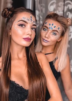 Coachella Make-up, Carnaval Make-up, Music Festival Makeup, Makeup Festival, Make Up Mata, Coachella Makeup, Festival Makeup Rave, Halloweenský Makeup, Coachella Party