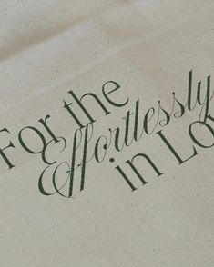 a close up of the lettering on a bag