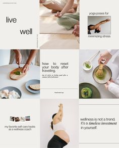 ✨ Instagram Post and Story Templates! Canva Template | Aesthetic Instagram Feed for Wellness Businesses Health Coach Instagram Content, Wellness Social Media Posts, Pilates Aesthetic Instagram, Wellness Instagram Aesthetic, Therapy Instagram Feed, Wellness Instagram Post Ideas, Coaching Instagram Feed, Pilates Instagram Feed, Health Instagram Feed