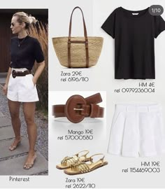 Neutrals Fashion, Look Boho Chic, Look Short, Shorts Outfit, Spring Summer Outfits, Travel Outfit