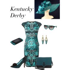 Kentucky Derby by lwilkinson on Polyvore featuring Versace, Moschino, Danielle Nicole, Alexis Bittar, Calvin Klein, women's clothing, women's fashion, women, female and woman After Wedding Dress, Man Shoulder, Danielle Nicole