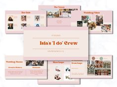 the powerpoint presentation is displayed with pink and orange accents, including photos and text