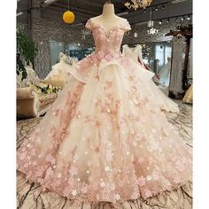 ad eBay - Pink A-line Wedding Dresses Strapless Backless Lace Applique Train Bridal Gowns - Buy Now, click the link (eBay) Sweet 16 Ball Gown, Sweet 16 Ball, Lace Princess Wedding Dresses, Pretty Products, Gaun Fashion, 파티 드레스, Quinceanera Dress, Fairytale Dress, Princess Wedding Dresses