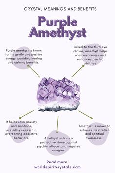 the purple amethyst info sheet