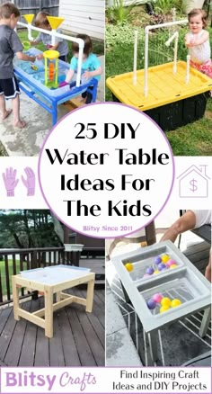 25 diy water table ideas for the kids