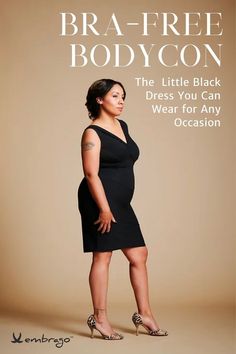 Introducing the Bra-Free BodyCon, your new go-to little black dress. Designed for fuller busts, it offers built-in support, eliminating the need for a traditional bra. Made from premium fabric, this dress fits snugly while providing comfort. Perfect for any occasion, from formal events to casual outings, it's the one dress that does it all.